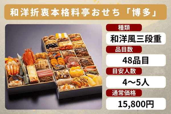 博多久松のおせち「博多」の商品情報